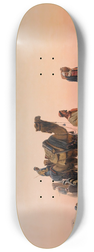 Auguste Veillon - Halt in the desert 8.25 inch art skate deck