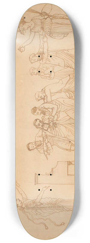 Walter Crane - The Triumph of Music 8.25 inch art skate deck Walter Crane - The Triumph of Music 8.25 inch art skate deck