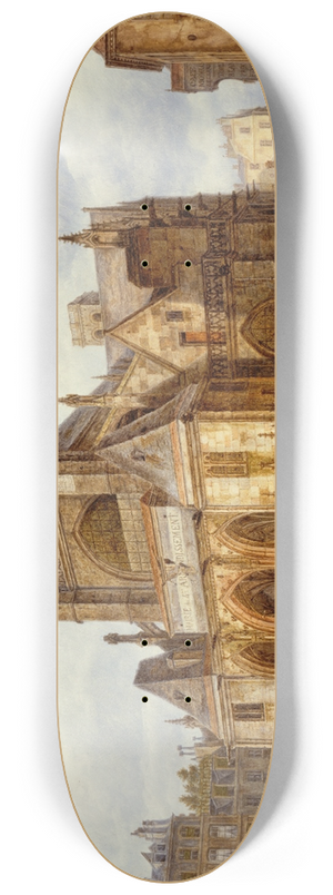 Auguste Wynantz - Lglise de Saint-Germain-lAuxerrois 8.25 inch art skate deck