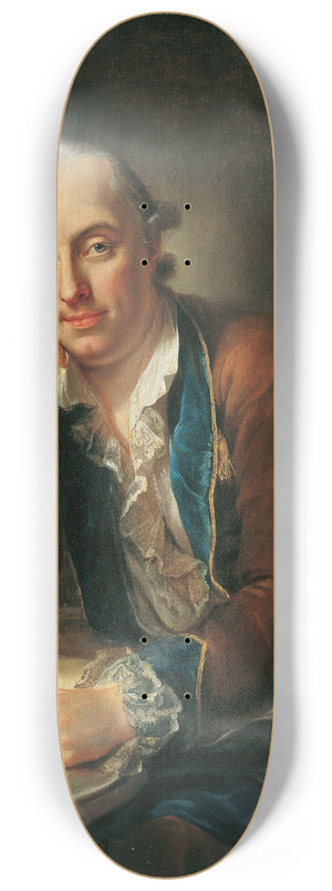 August Friedrich Oelenhainz - Johann Nepomuk Reichsritter von Humbourg 8.25 inch art skate deck