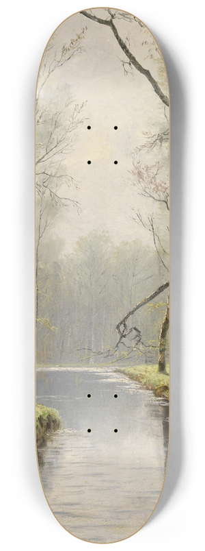 Walter Moras - Motiv aus dem Spreewald 8.25 inch art skate deck