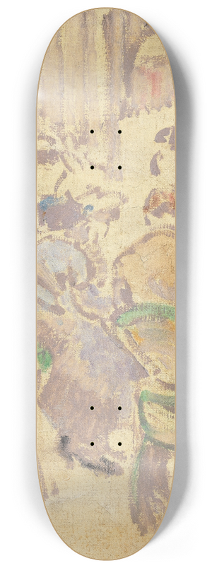 Walter Richard Sickert - Caf Interior, Baccarat, Dieppe 8.25 inch art skate deck