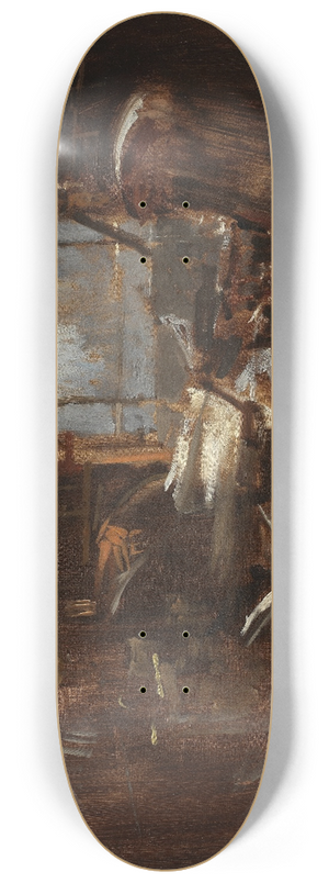 Walter Richard Sickert - Charles Bradlaughs Study 8.25 inch art skate deck