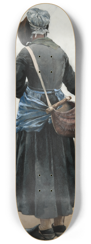 August Hagborg - Woman standing 8.25 inch art skate deck