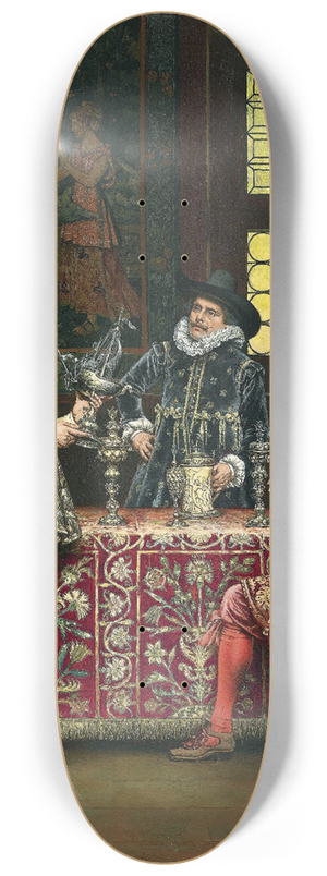 Adolphe-Alexandre Lesrel - At The Goldsmiths 8.25 inch art skate deck Adolphe-Alexandre Lesrel - At The Goldsmiths 8.25 inch art skate deck