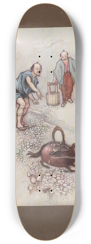 Warwick Goble - Green Willow and other Japanese fairy tales Pl.04 8.25 inch art skate deck