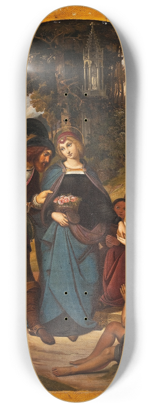 August Hopfgarten - The Miracle Of St Elizabeth 8.25 inch art skate deck August Hopfgarten - The Miracle Of St Elizabeth 8.25 inch art skate deck