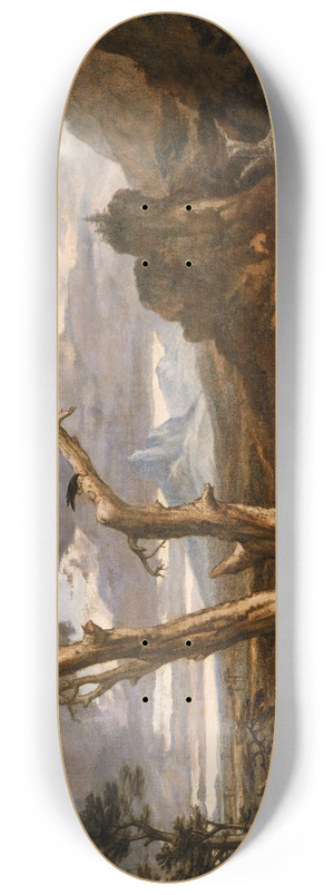 Washington Allston - Elijah in the Desert 8.25 inch art skate deck