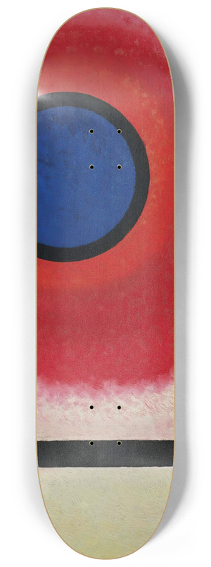 Wassily Kandinsky - Blauer Kreis No. 2 (Cercle Bleu Ii) 8.25 inch art skate deck