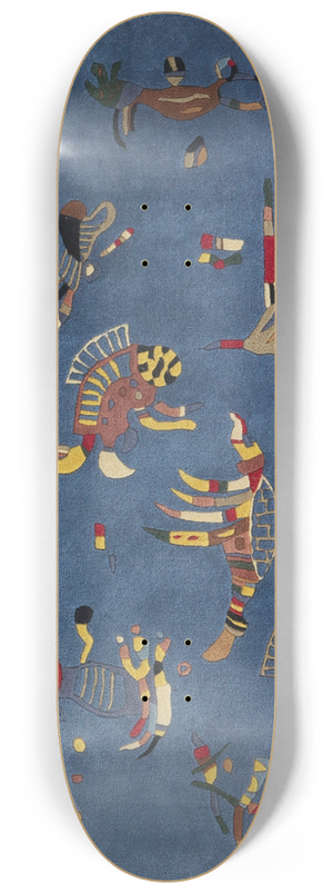 Wassily Kandinsky - Bleu de ciel 8.25 inch art skate deck