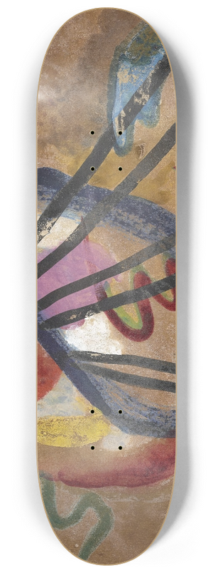 Wassily Kandinsky - Boot 8.25 inch art skate deck