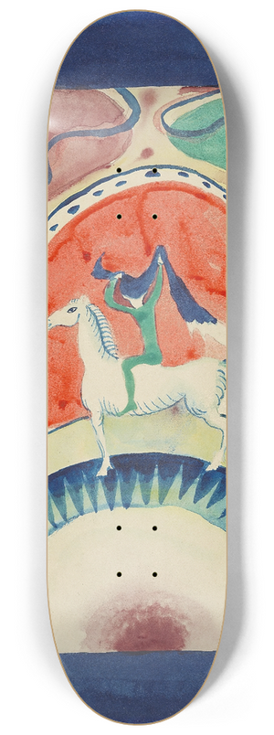 Wassily Kandinsky - Design for the cover of the almanac The Blue Rider 8.25 inch art skate deck