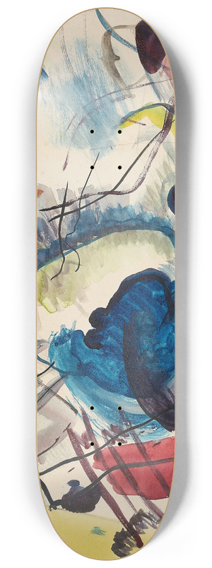 Wassily Kandinsky - Draft for Picture with a white border 8.25 inch art skate deck
