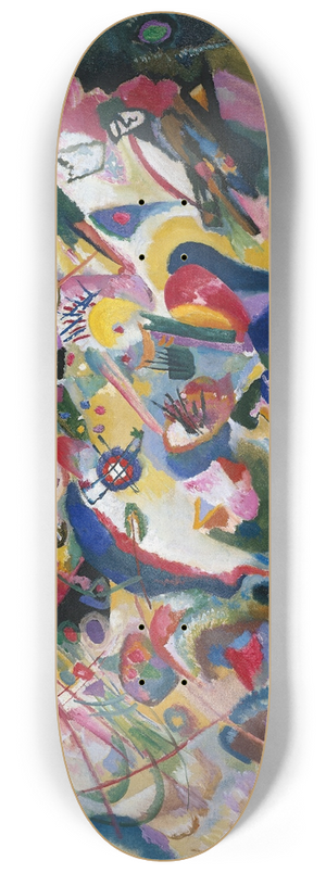 Wassily Kandinsky - Entwurf 3 zu Komposition VII 8.25 inch art skate deck