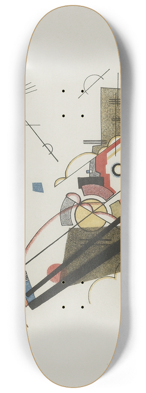 Wassily Kandinsky - Frohlicher Augsteig 8.25 inch art skate deck