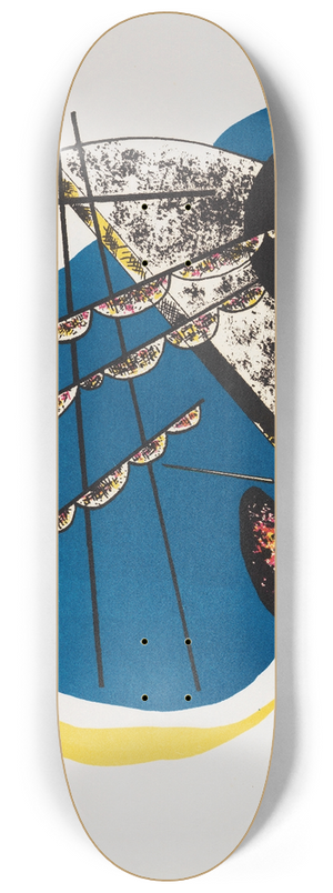 Wassily Kandinsky - Kleine Welten Ii 8.25 inch art skate deck