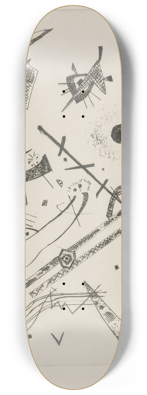 Wassily Kandinsky - Kleine Welten Xi (R, 174) 8.25 inch art skate deck