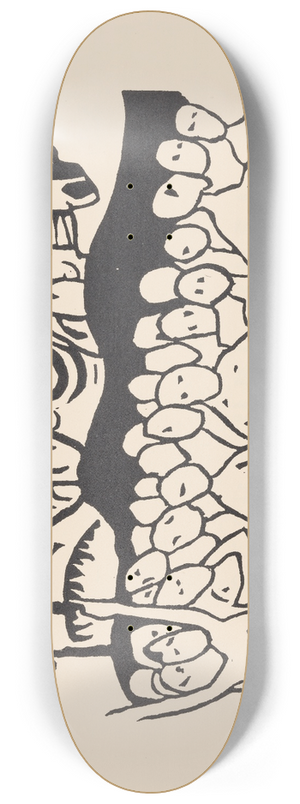 Wassily Kandinsky - Klnge Pl.03 8.25 inch art skate deck