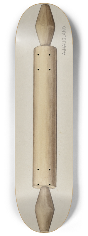 Augustine Haugland - Rolling PIn 8.25 inch art skate deck