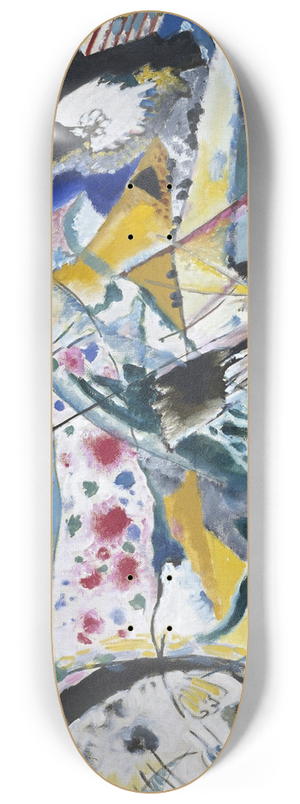 Wassily Kandinsky - Large Study on a Mural for Edwin R. Campbell (Summer) 8.25 inch art skate deck