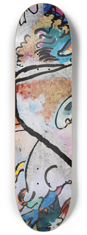 Wassily Kandinsky - With sun 8.25 inch art skate deck