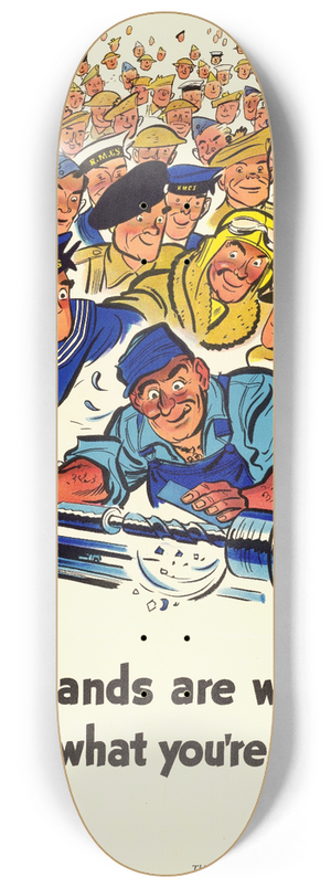 W. A. Winter - Thousands are Waiting to Use What Youre Making 8.25 inch art skate deck