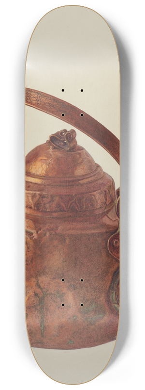 Wayne White - Copper Tea Kettle 8.25 inch art skate deck