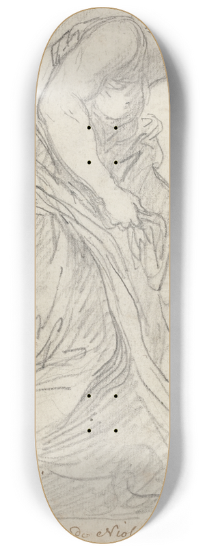 Augustin Pajou - One of Niobes Daughters 8.25 inch art skate deck