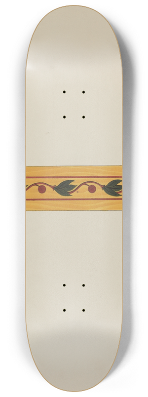 Wellington Blewett - Decorative Panel from Rail Car Interior 8.25 inch art skate deck