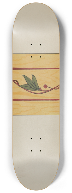 Wellington Blewett - Decorative Panel from Rail Car Interior 8.25 inch art skate deck