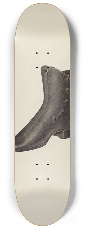 Wellington Blewett - Iron Mannequin Shoe 8.25 inch art skate deck