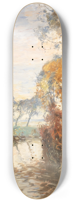 August Jernberg - Autumn landscape 8.25 inch art skate deck