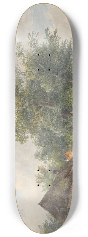 Wijnand Nuijen - Landschap met boerderijen en vee 8.25 inch art skate deck Wijnand Nuijen - Landschap met boerderijen en vee 8.25 inch art skate deck