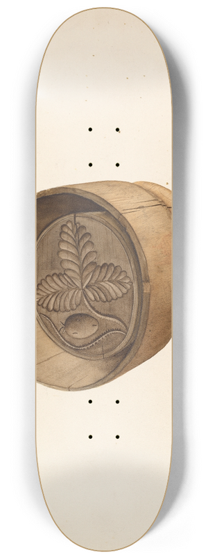 Wilbur M Rice - Butter Mold 8.25 inch art skate deck