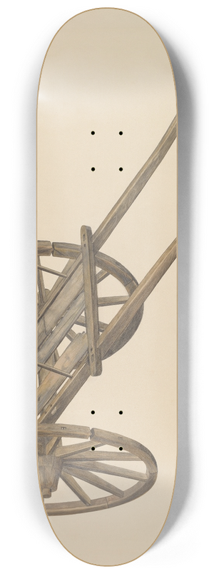 Wilbur M Rice - Ox Cart 8.25 inch art skate deck