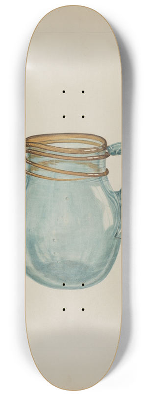 Wilford H. Shurtliff - Cream Pitcher 8.25 inch art skate deck