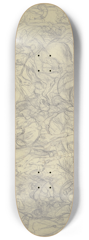 Wilhelm Altheim - Cavalery battle 8.25 inch art skate deck