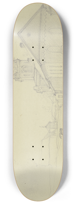 Wilhelm Amandus Beer - Russian church 8.25 inch art skate deck