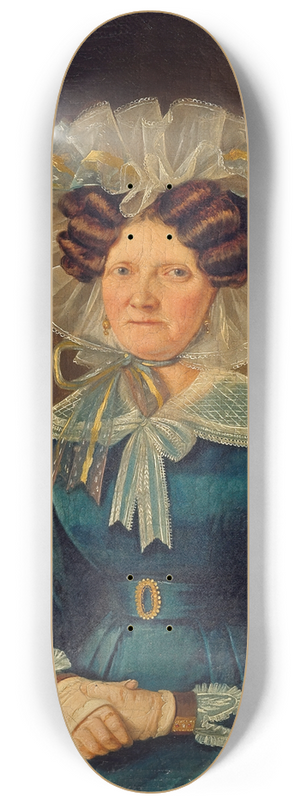 Wilhelm Bendz - Portrait of Mette Sophie Fuglsang. The artists aunt 8.25 inch art skate deck