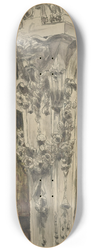 Wilhelm Cornelis Bauer - Uurwerk in het Muse des Arts-Decoratifs 8.25 inch art skate deck