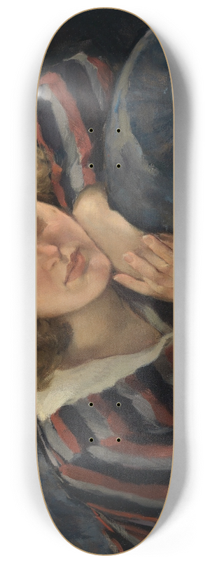 Wilhelm Hempfing - Bildnis der Tochter Brigitte 8.25 inch art skate deck