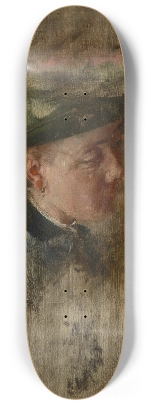 Wilhelm Leibl - Mdchenkopf 8.25 inch art skate deck