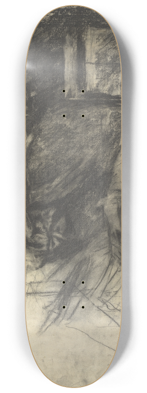 Wilhelm Leibl - Two Women in the Kitchen 8.25 inch art skate deck