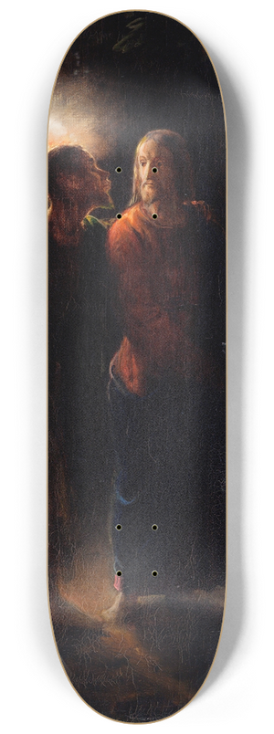 Wilhelm Marstrand - Kiss of Judas 8.25 inch art skate deck Wilhelm Marstrand - Kiss of Judas 8.25 inch art skate deck
