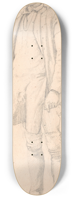Wilhelm Marstrand - Stende svensk bonde 8.25 inch art skate deck