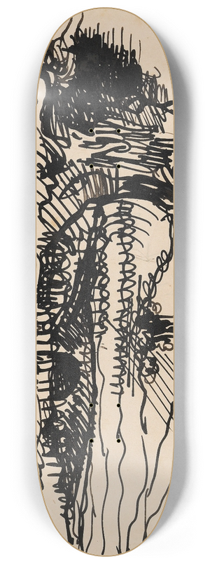 Wilhelm Morgner - Landschaft 8.25 inch art skate deck