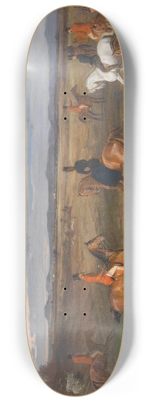 Wilhelm Richter - Hofjagd in Ungarn 8.25 inch art skate deck