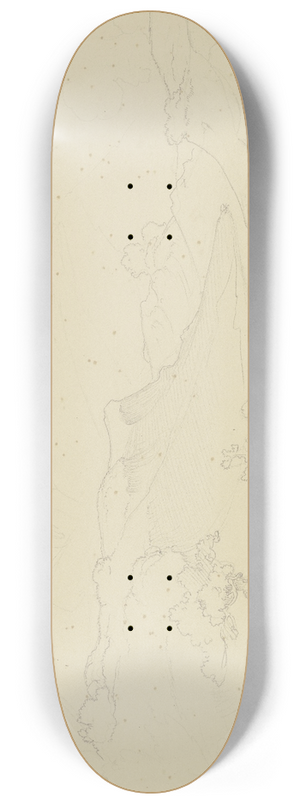 August Lucas - Sabin mountains 8.25 inch art skate deck