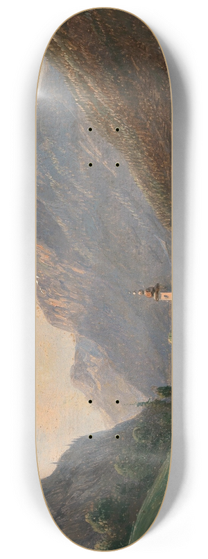 Wilhelm Steinfeld - A View of Tyrol 8.25 inch art skate deck