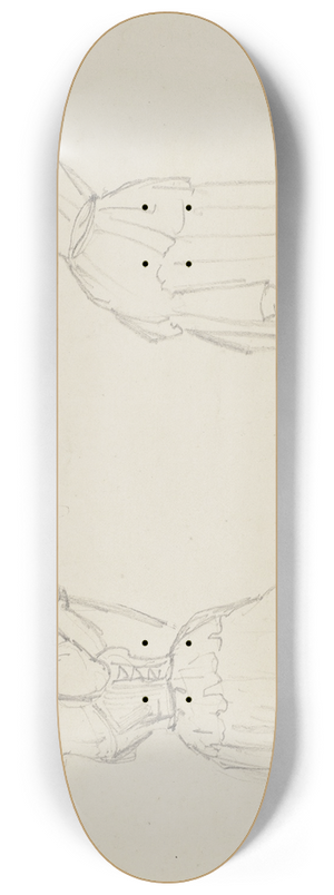 August Lucas - Two washerwomen 8.25 inch art skate deck